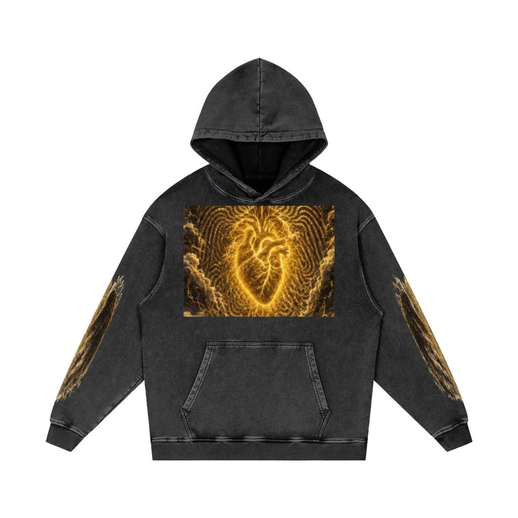 Midas Skateboards Resurrection Snow-Washed Hoodie